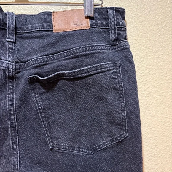 Madewell The Slim Boyjean Black Lunar Wash Jeans Size 28 - Picture 5 of 11